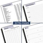 2022 Weekly & Monthly Planner Refill for G545 Line Planners by AT-A-GLANCE, 7" x 8-3/4", Medium, Executive, DayMinder (G54550) - Image 5